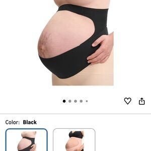 Black Maternity Support Band